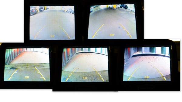 Einparkhilfe Ansicht - PA-500N - mit Kamera & LCD Monitor
